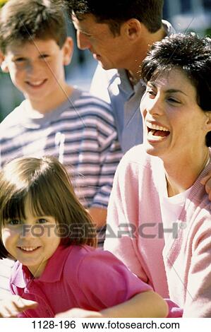 people, laughing, outdoors, family, contemplative, Caucasian, Families outdoors portrait View Large Photo Image Stock Photograph - people, laughing, outdoors, family, contemplative, Caucasian, Families outdoors portrait. Fotosearch