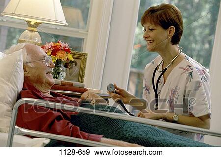 people, monitor, senior, patient, nurse, nursing View Large Photo Image Stock Photo - people, monitor, senior, patient, nurse, nursing. Fotosearch
