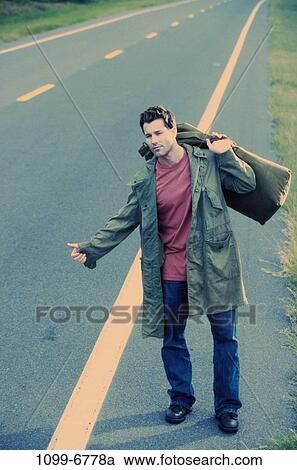 Stock Image - people, outdoors, young adult, Young men outdoors. Fotosearch