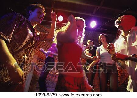 Stock Photo - people, restaurant, nightlife, nightclub, Nightclubs restaurant. Fotosearch