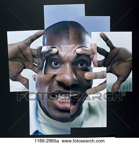 Stock Image - people, shouting, mental, stress, frustrated, angry. Fotosearch