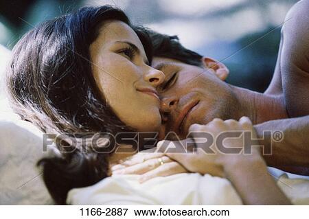people, sleeping, couple, bed, tranquility, Middle-aged, hugging View Large Photo Image Stock Photo - people, sleeping, couple, bed, tranquility, Middle-aged, hugging. Fotosearch