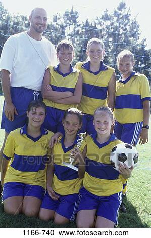 Stock Image - people, smiling, outdoors, sports, smile, posing, teens. Fotosearch