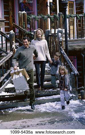 people, snow, steps, stairs, winter, Christmas, outdoors View Large Photo Image Stock Image - people, snow, steps, stairs, winter, Christmas, outdoors. Fotosearch