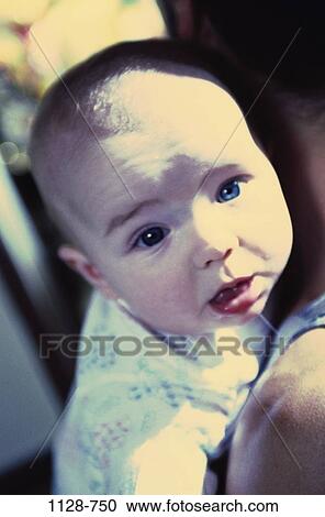 Stock Image - people, staring, baby, watch, awe, watching, drooling. Fotosearch