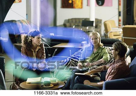 people, talking, listening, conversation, sitting, books View Large Photo Image Stock Image - people, talking, listening, conversation, sitting, books. Fotosearch