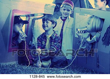 people, telephone, playing, talking, outdoors, children, play View Large Photo Image Stock Photography - people, telephone, playing, talking, outdoors, children, play. Fotosearch