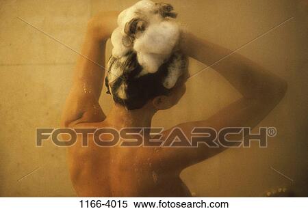 people, woman, hair, shower, brunette, washing, wash View Large Photo Image Stock Photography - people, woman, hair, shower, brunette, washing, wash. Fotosearch