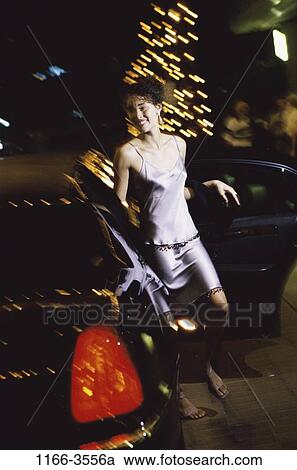 people, woman, limousine, outdoors, nightlife, African-American, limo View Large Photo Image Stock Image - people, woman, limousine, outdoors, nightlife, African-American, limo. Fotosearch