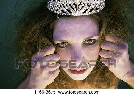 people, woman, stress, frustrated, angry, indoors, tiara View Large Photo Image Stock Photography - people, woman, stress, frustrated, angry, indoors, tiara. Fotosearch