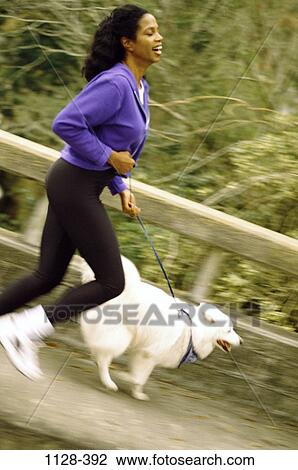 running, woman, dog, animals, pet, jogging, health View Large Photo Image Stock Image - running, woman, dog, animals, pet, jogging, health. Fotosearch