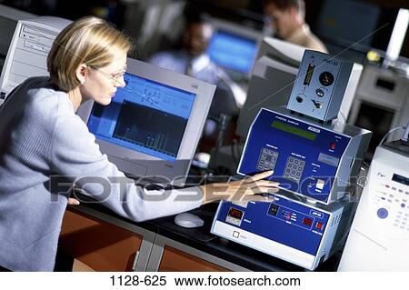 woman, technology, computer, testing, research, measurement, equipment View Large Photo Image Stock Photography - woman, technology, computer, testing, research, measurement, equipment. Fotosearch