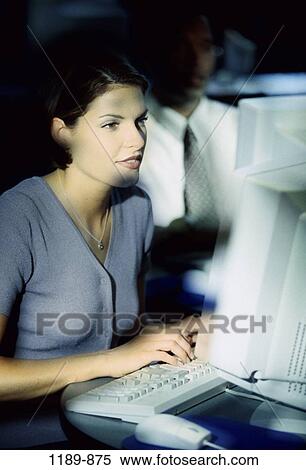 blur, desk, busy, concentration, computer, reading, typing View Large Photo Image Stock Photography - blur, desk, busy, concentration, computer, reading, typing. Fotosearch