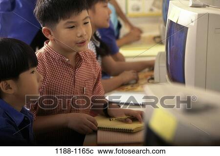 class, school, education, children, computer, learning, Asian View Large Photo Image Stock Image - class, school, education, children, computer, learning, Asian. Fotosearch