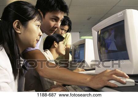 class, technology, education, computer, school, learning, Asian View Large Photo Image Stock Photo - class, technology, education, computer, school, learning, Asian. Fotosearch