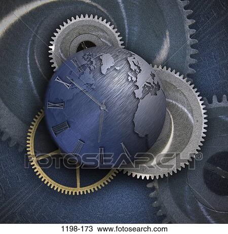 clock, time, world, gears, globe, timepieces, accuracy View Large Photo Image Stock Image - clock, time, world, gears, globe, timepieces, accuracy. Fotosearch