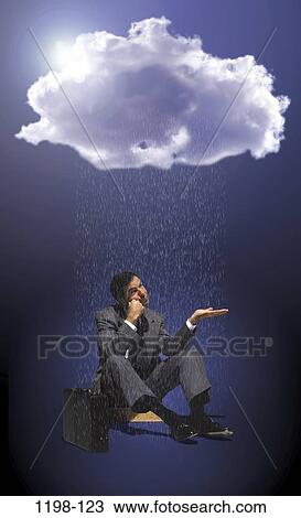 cloud, briefcase, rain, business, defeat, weather View Large Photo Image Stock Image - cloud, briefcase, rain, business, defeat, weather. Fotosearch