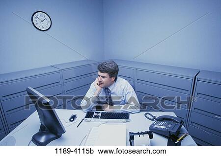 Stock Image - computer, business, businessman, Computers businessman. Fotosearch
