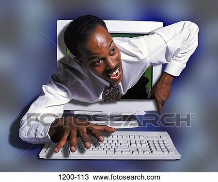 computer, business, Middle-aged, humor, frightened, screaming View Large Photo Image Stock Image - computer, business, Middle-aged, humor, frightened, screaming. Fotosearch