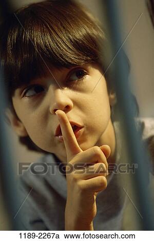 finger, people, railing, gesturing, silence, secretive, boy View Large Photo Image Stock Image - finger, people, railing, gesturing, silence, secretive, boy. Fotosearch