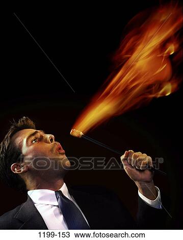 fire, heat, business, blowing, brunette View Large Photo Image Stock Image - fire, heat, business, blowing, brunette. Fotosearch