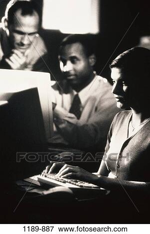 group, multiethnic, dark, blur, busy, computer, business View Large Photo Image Stock Photo - group, multiethnic, dark, blur, busy, computer, business. Fotosearch