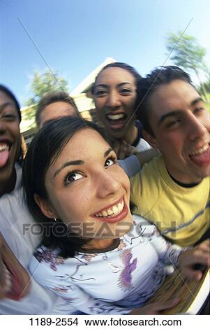 group, multiethnic, people, faces, crowded, laughing, outdoors View Large Photo Image Picture - group, multiethnic, people, faces, crowded, laughing, outdoors. Fotosearch