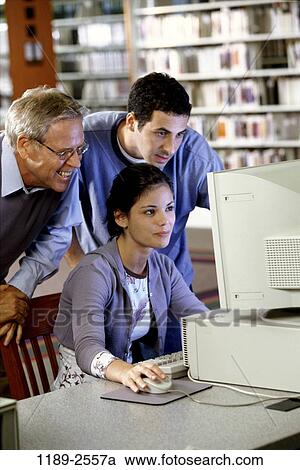 group, multiethnic, people, senior, computer, library, research View Large Photo Image Stock Image - group, multiethnic, people, senior, computer, library, research. Fotosearch