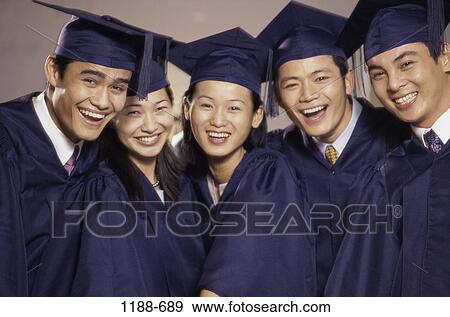 Stock Photo - group, people, smiling, success, Asian, achievement. Fotosearch