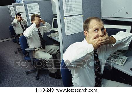Stock Photo - groups, desk, business, concepts, computers, conformity, administrative. Fotosearch