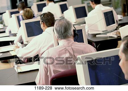 groups, desk, headset, telephone, phone, business, computers View Large Photo Image Stock Photo - groups, desk, headset, telephone, phone, business, computers. Fotosearch