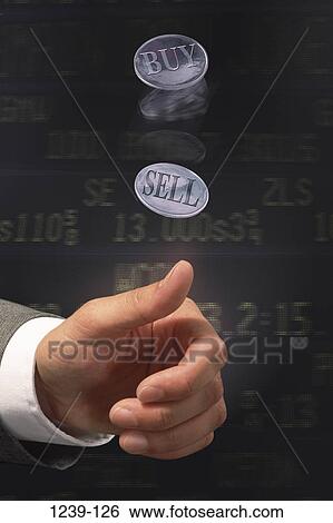 Stock Photograph - hand, choices, risk, finance, stock market, coin, stock. Fotosearch