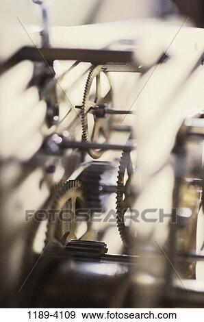 Stock Photo - industry, gears, equipment, objects, turning, detail, turn. Fotosearch