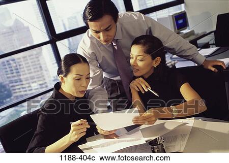 meeting, group, coworkers, talking, discussion, Asian View Large Photo Image Stock Image - meeting, group, coworkers, talking, discussion, Asian. Fotosearch