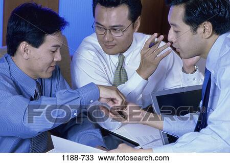 meeting, group, pen, talking, discussion, Asian View Large Photo Image Stock Image - meeting, group, pen, talking, discussion, Asian. Fotosearch