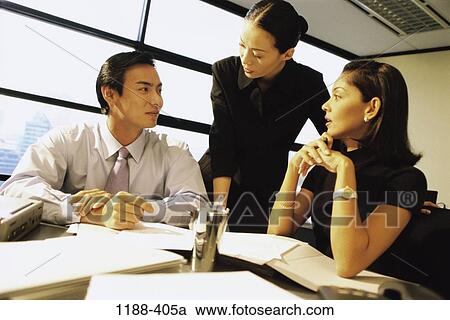 meeting, group, windows, talking, Asian, conversation View Large Photo Image Stock Image - meeting, group, windows, talking, Asian, conversation. Fotosearch