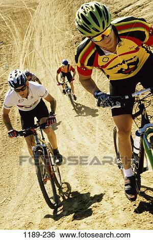 men, people, racing, bicycle, dirt, outdoors, sports View Large Photo Image Stock Photograph - men, people, racing, bicycle, dirt, outdoors, sports. Fotosearch