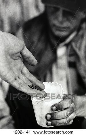 money, giving, helping, black and white, cup, poor View Large Photo Image Stock Image - money, giving, helping, black and white, cup, poor. Fotosearch