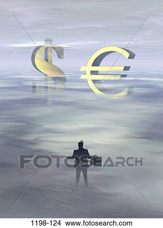 Picture - money, lost, isolation, confusion, future, finance. Fotosearch
