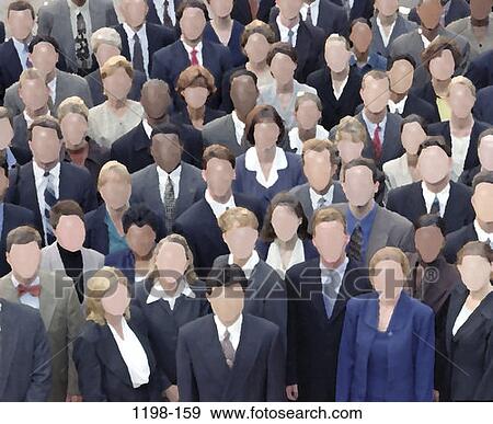 multiethnic, faces, standing, business, anonymity, unity View Large Photo Image Stock Photo - multiethnic, faces, standing, business, anonymity, unity. Fotosearch