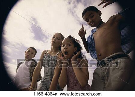 multiethnic, people, faces, outdoors, children, make View Large Photo Image Stock Image - multiethnic, people, faces, outdoors, children, make. Fotosearch