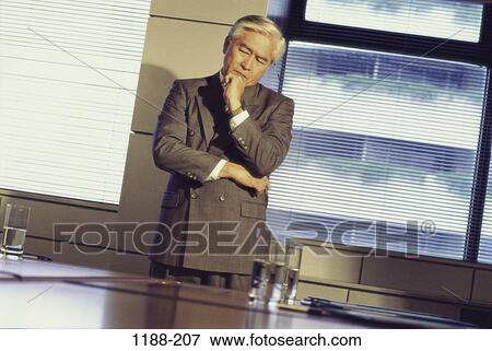 pensive, standing, considering, senior, Asian View Large Photo Image Stock Photo - pensive, standing, considering, senior, Asian. Fotosearch