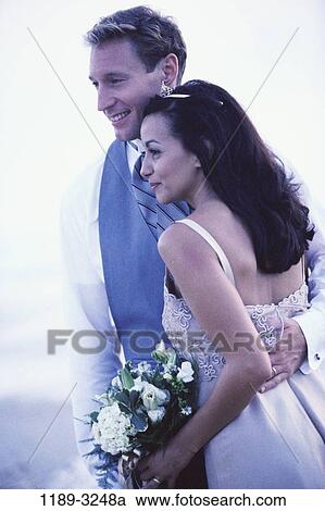 people, formal, couple, outdoors, wedding, bouquet, bride View Large Photo Image Stock Image - people, formal, couple, outdoors, wedding, bouquet, bride. Fotosearch