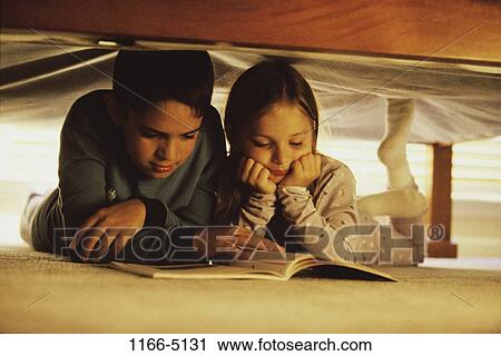 people, hiding, reading, bed, book, children, learning View Large Photo Image Stock Image - people, hiding, reading, bed, book, children, learning. Fotosearch