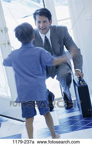 people, home, briefcase, blue, motion, joyous, family View Large Photo Image Stock Image - people, home, briefcase, blue, motion, joyous, family. Fotosearch