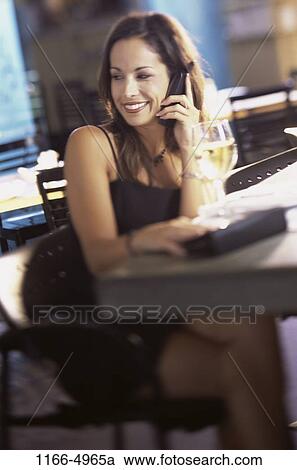 people, woman, smiling, telephone, talking, listening, conversation View Large Photo Image Stock Image - people, woman, smiling, telephone, talking, listening, conversation. Fotosearch