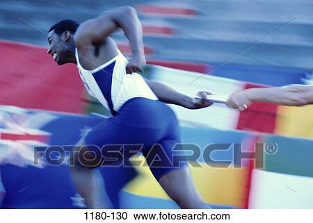 running, racing, motion, outdoors, speed, teamwork View Large Photo Image Stock Image - running, racing, motion, outdoors, speed, teamwork. Fotosearch