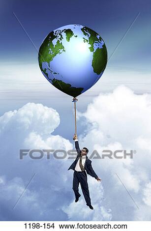 sky, floating, world, clouds, suit, success View Large Photo Image Picture - sky, floating, world, clouds, suit, success. Fotosearch