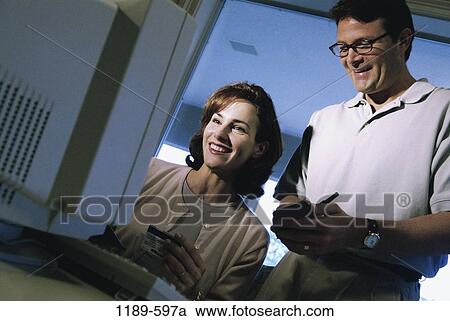 smiling, couple, computer, shopping, shop, happiness View Large Photo Image Stock Image - smiling, couple, computer, shopping, shop, happiness. Fotosearch