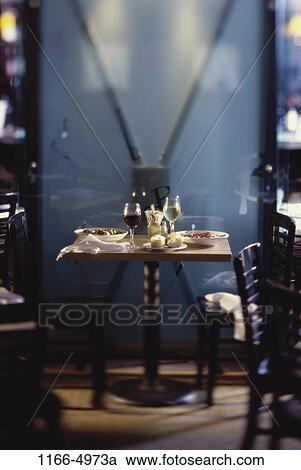 table, setting, romantic, dining out, chairs, restaurant, food View Large Photo Image Stock Image - table, setting, romantic, dining out, chairs, restaurant, food. Fotosearch